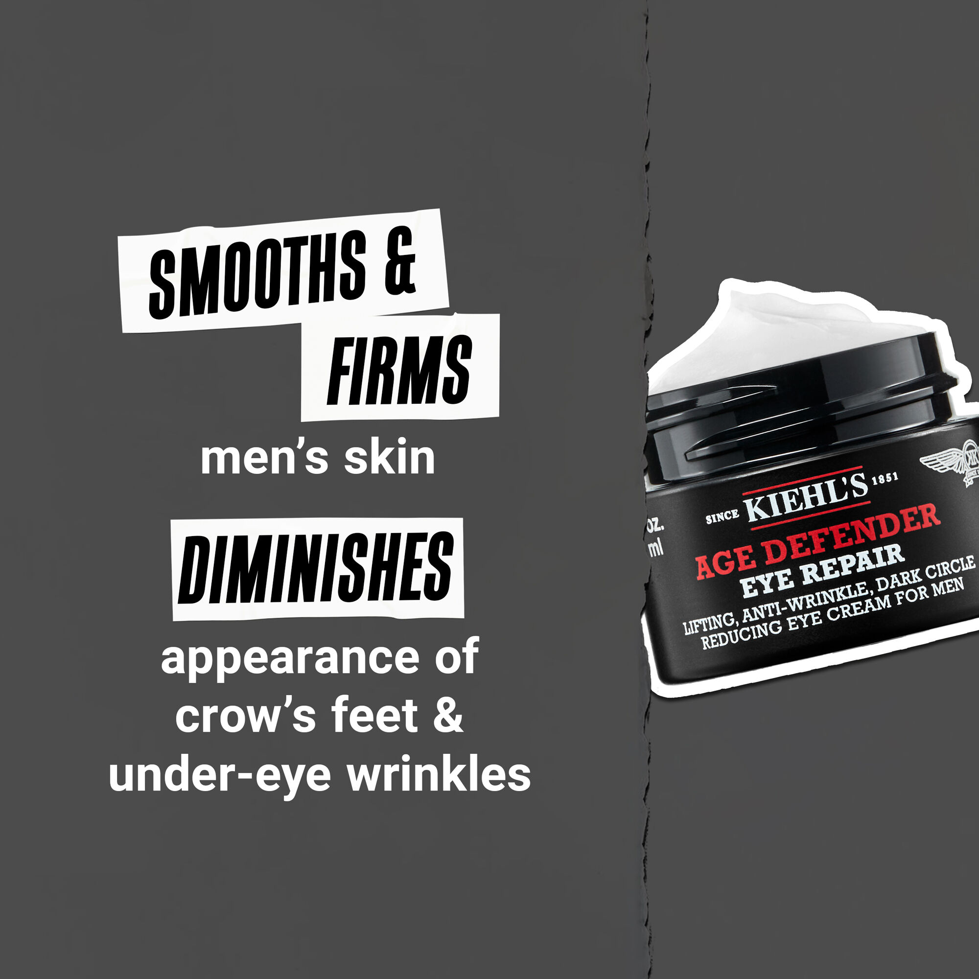 Age Defender Eye Repair – Men's Eye Cream – Kiehl's